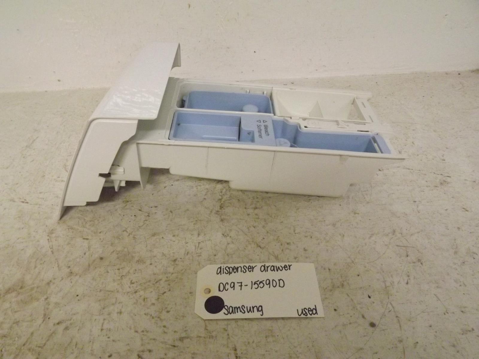 Samsung Washer DC97-15590D Dispenser Drawer Used Samsung Washer DC97-15590D Dispenser Drawer Used